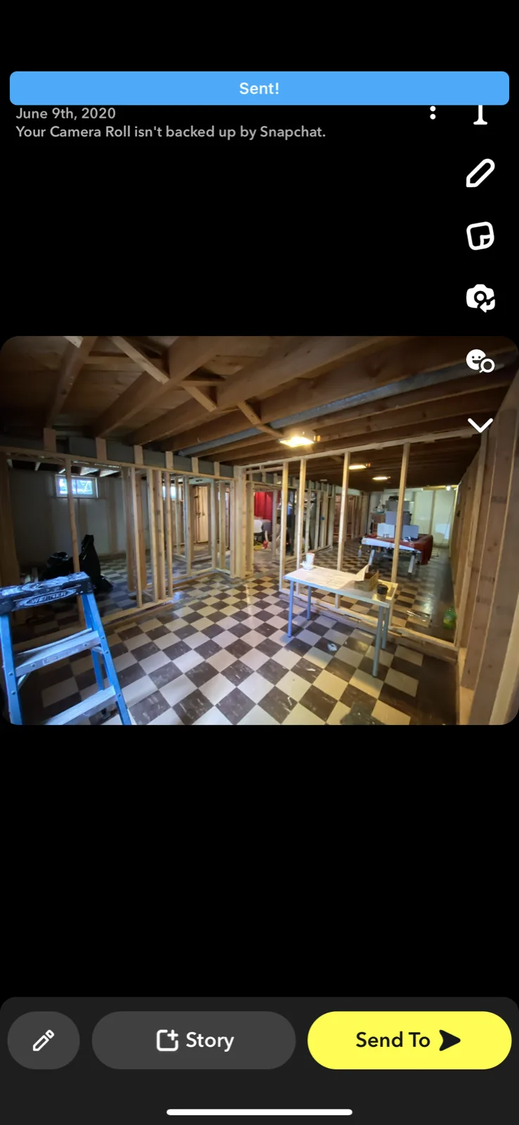 Bathroom with completed wall and floor tile installed by Timberline in the Denver metro